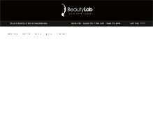 Tablet Screenshot of beauty-lab.com